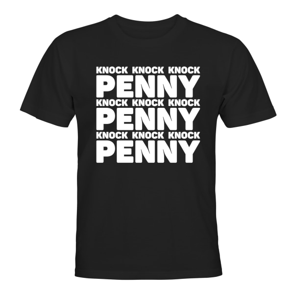 Knock Knock Knock Penny - T-SHIRT - HERR Svart - 5XL