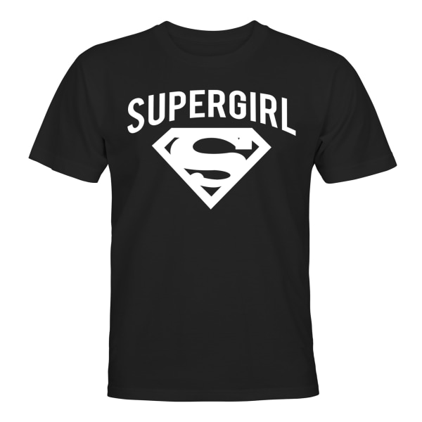 Supergirl - T-SHIRT - UNISEX Svart - M