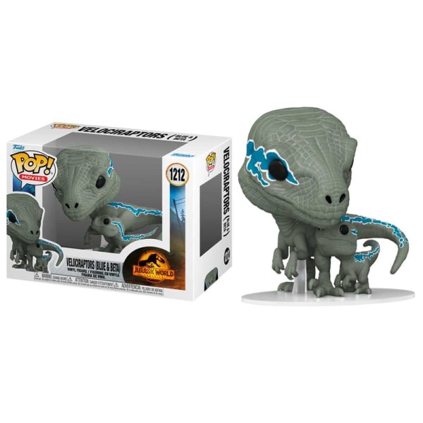 POP-hahmo Jurassic World 3 Velociraptors Blue & Beta