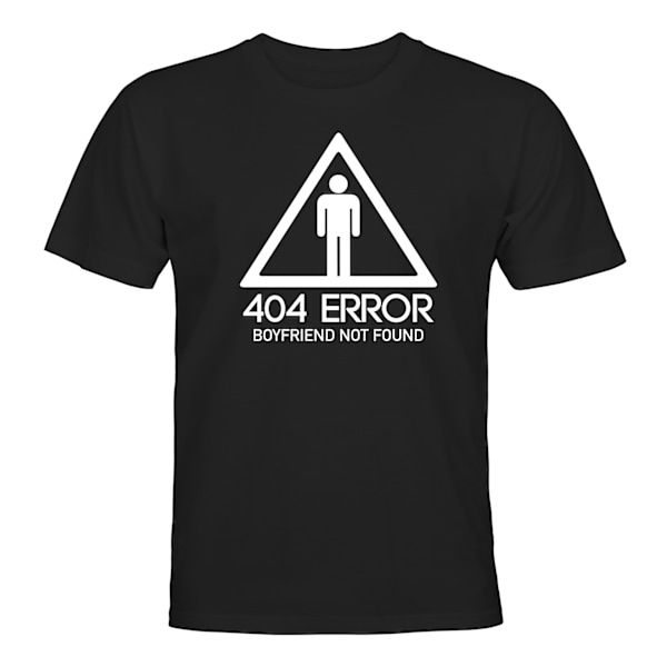 Boyfriend Not Found - T-SHIRT - HERR Svart - 5XL
