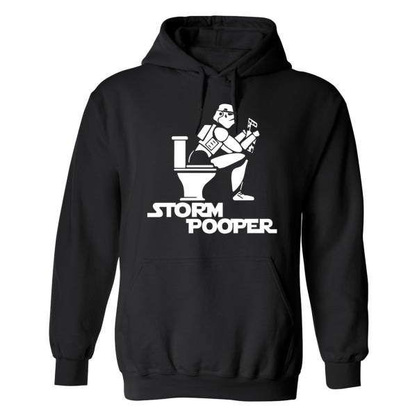 Stormpooper - Hættetrøje / Sweater - DAME Svart - 3XL