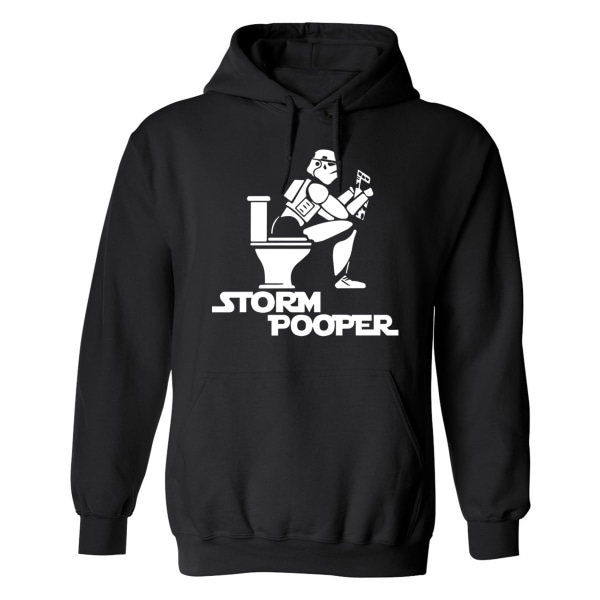 Stormpooper - Hættetrøje / Sweater - MÆND Svart - 4XL