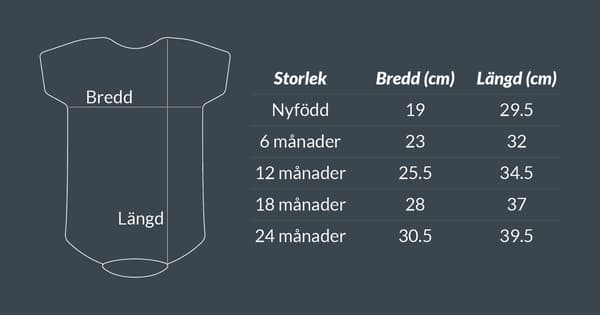 Farbrors Hjerte - Baby Body sort Svart - Nyfödd