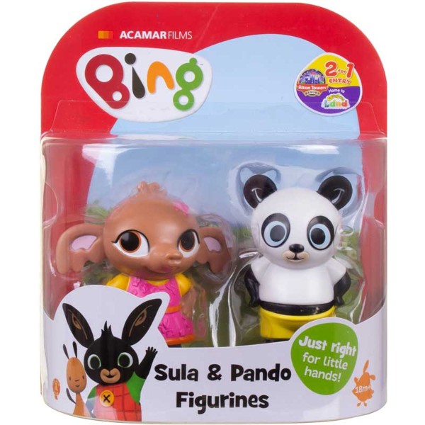 BING JA YSTÄVÄT FIGUURIKAKKUPAKKAUS Sula and Pando