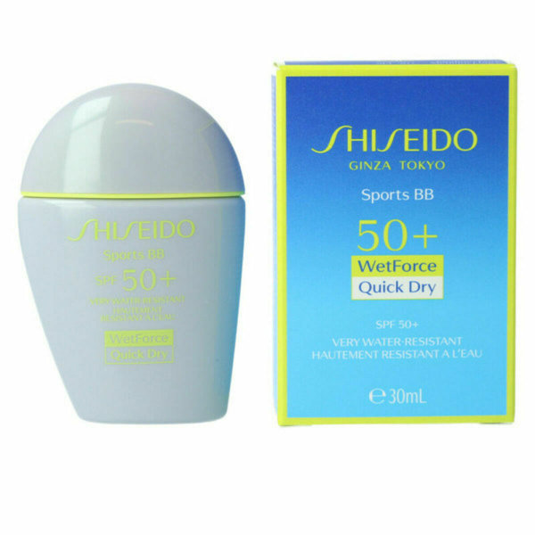 Fuktighetskrem med sminkeeffekt Sun Care Sports Shiseido S medium dark