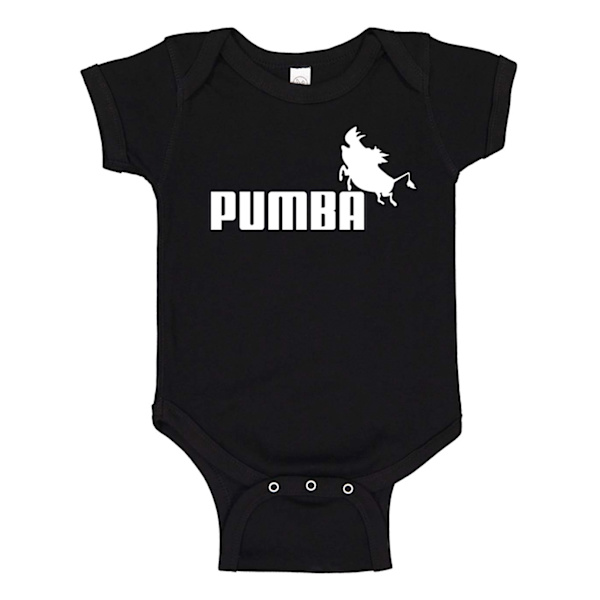 Pumba - Baby Body sort Svart - Nyfödd
