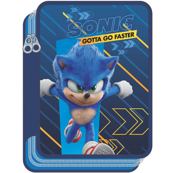 Sonic 2 double pencil case