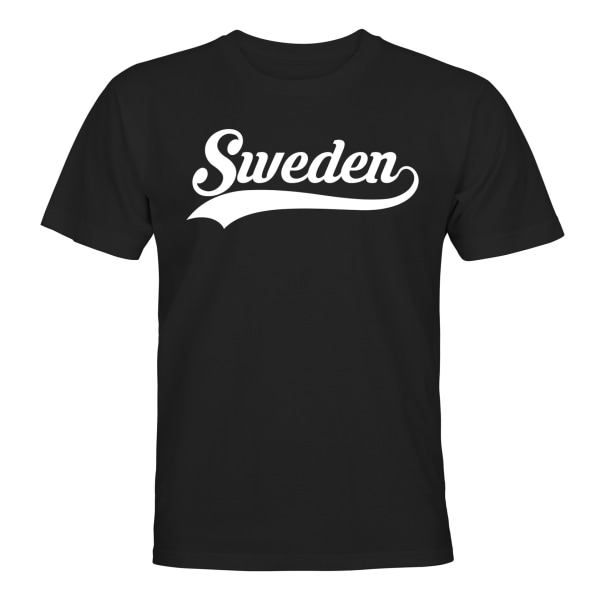 Sverige - T-SHIRT - MÆND Svart - XL