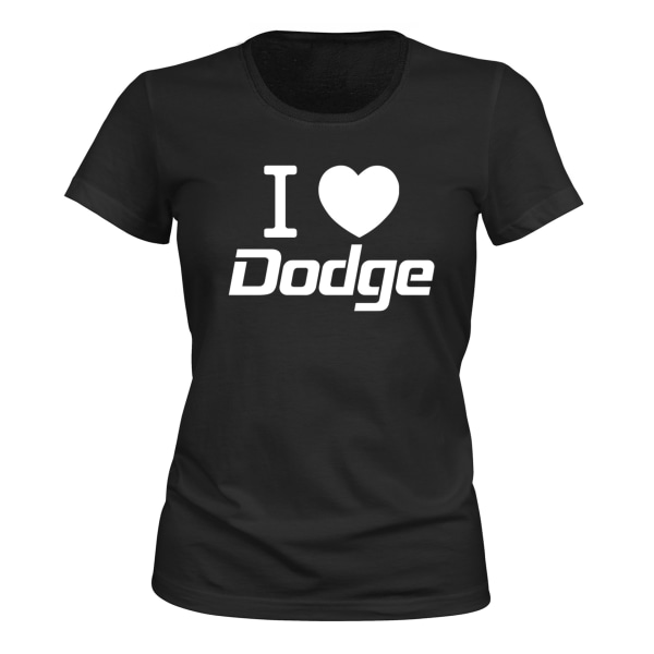 Dodge - T-SHIRT - DAM svart XL