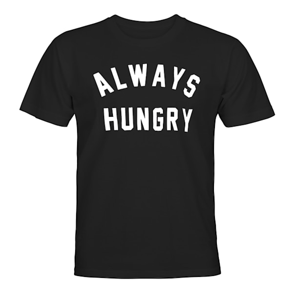 Aina nälkäinen - T-PAITA - UNISEX Svart - M