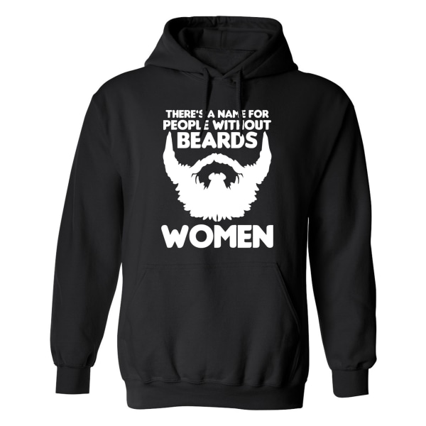 People Without Beards - Hettegenser / Genser - UNISEX Svart - 4XL