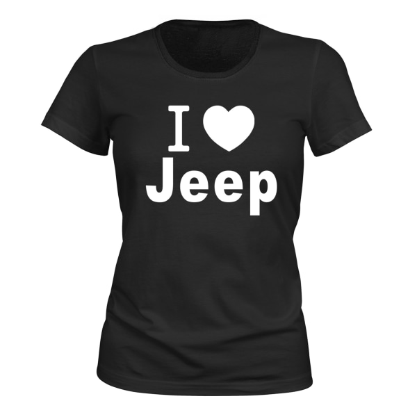 Jeep - T-SHIRT - DAM svart XXL