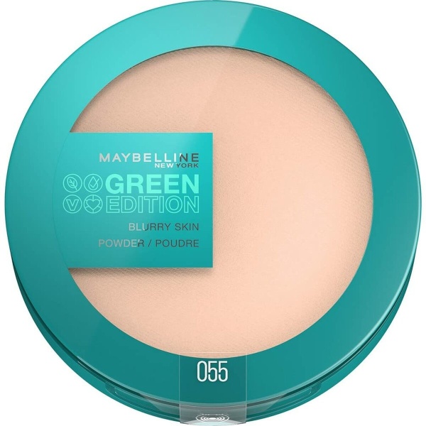 Kompakt pudder Maybelline Green Edition Nº 55