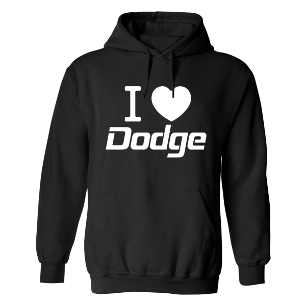 Dodge - Hættetrøje / Sweater - UNISEX Svart - 2XL