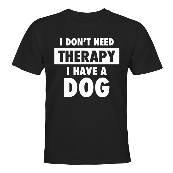 Jeg har en hund - T-SHIRT - UNISEX Svart - L