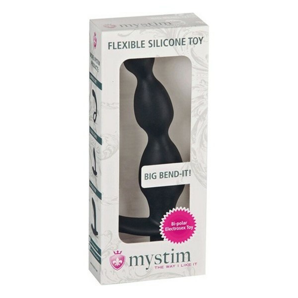 Prostata Stimulator Big Bend-It! Electrosex Mystim Black (15 cm)