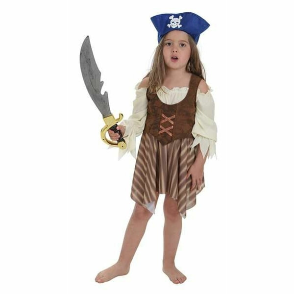 Maskeraddräkt för barn Ränder Pirat (4 Delar) 10-12 år