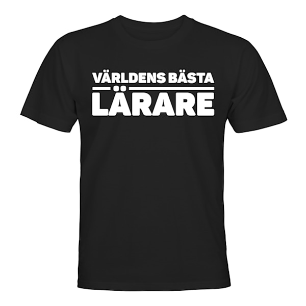 Maailman paras opettaja - T-PAITA - MIESTEN Svart - M
