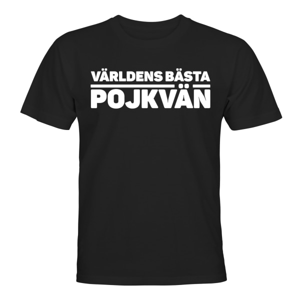 Verdens bedste kæreste - T-SHIRT - UNISEX Svart - M