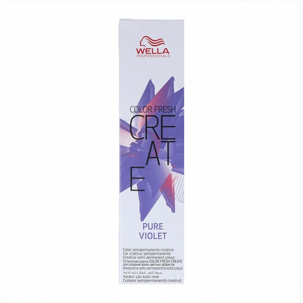 Semi-permanent hårfarve Wella Fresh Create Pure Violet (60 ml)