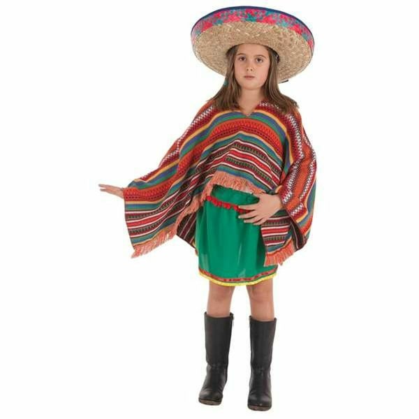 Meksikansk kostyme for barn (3 deler) 11-13 år