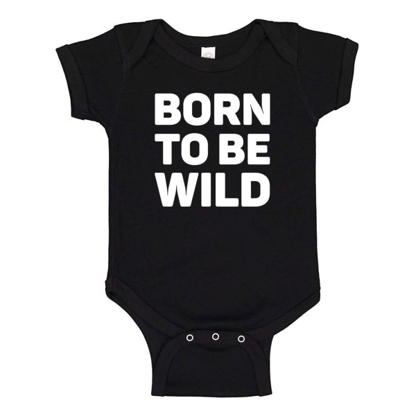 Born To Be Wild - Baby Body svart Svart - 24 månader