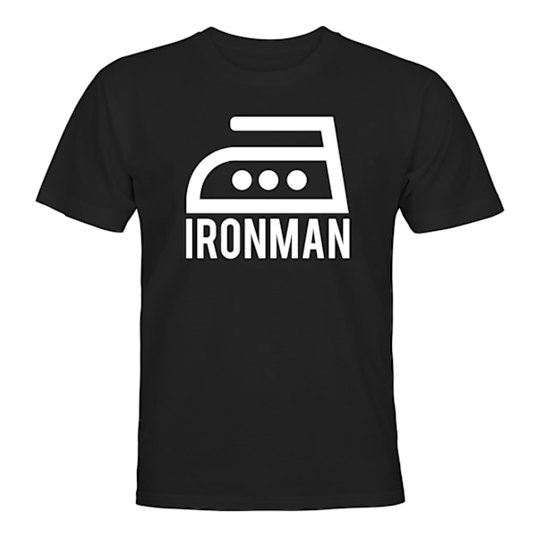 Ironman - T-PAITA - UNISEX Svart - S