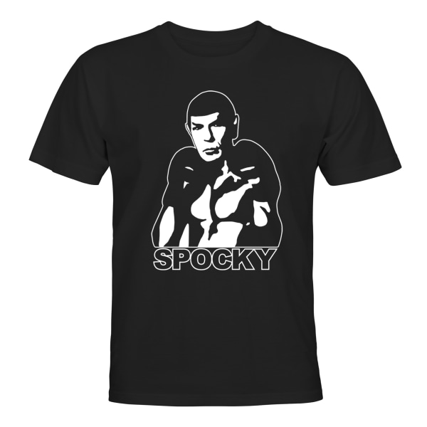 Spocky - T-SHIRT - HERR Svart - M