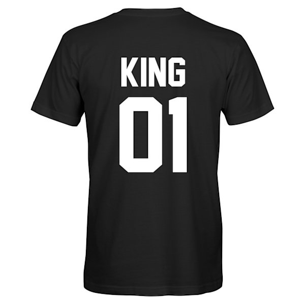 King 01 - T-SHIRT - HERR Svart - 2XL