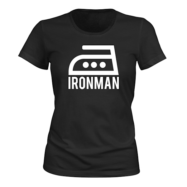 Ironman - T-SKJORTE - DAME svart XS