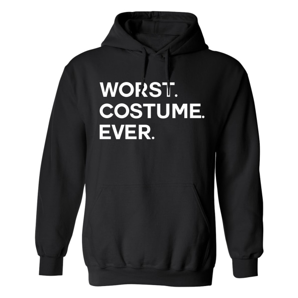 Worst Costume Ever - Hoodie / Tröja - UNISEX Svart - S