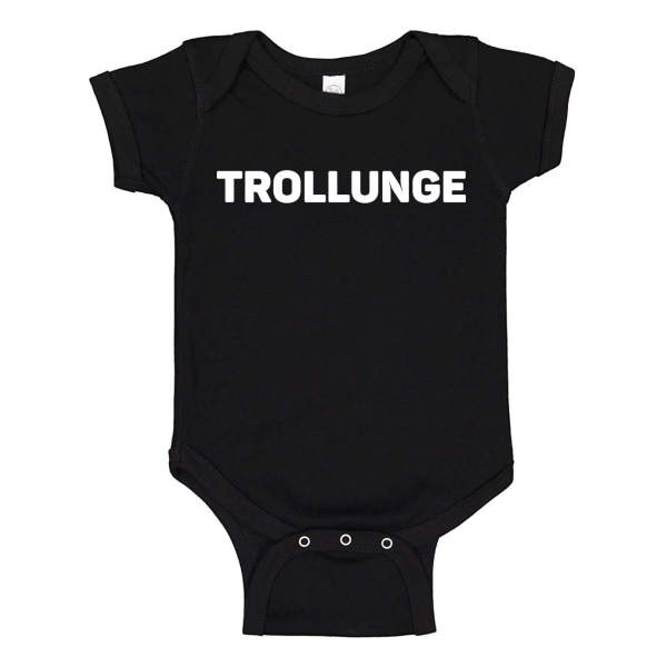 Trollunge - Baby Body svart Svart - 18 månader