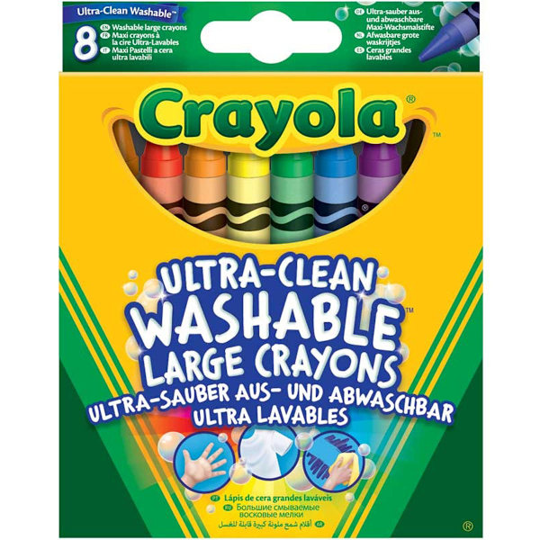 CRAYOLA 8 VASKBARE STORE KREDIT