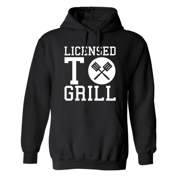 Licensed To Grill - Hættetrøje / Sweater - KVINDER Svart - M