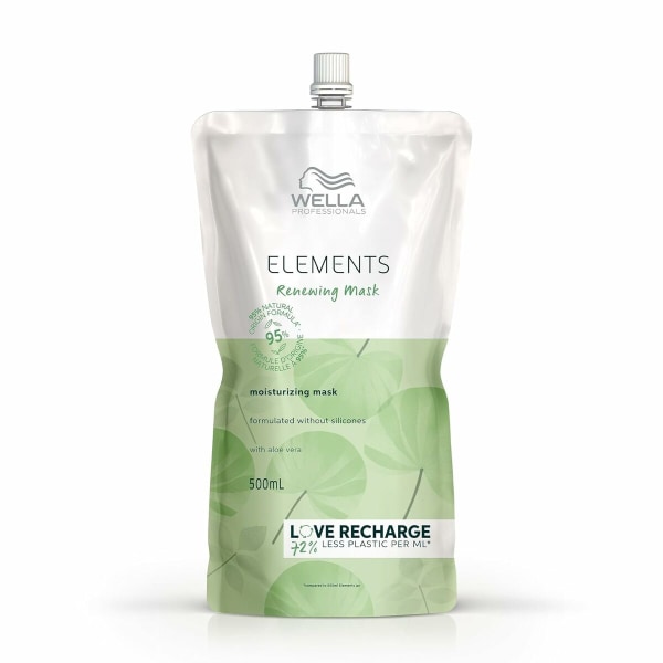 Hårindpakning Wella Elements Moisturizing Refill 500 ml