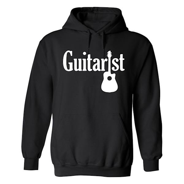 Guitarist - Hoodie / Tröja - UNISEX Svart - 3XL