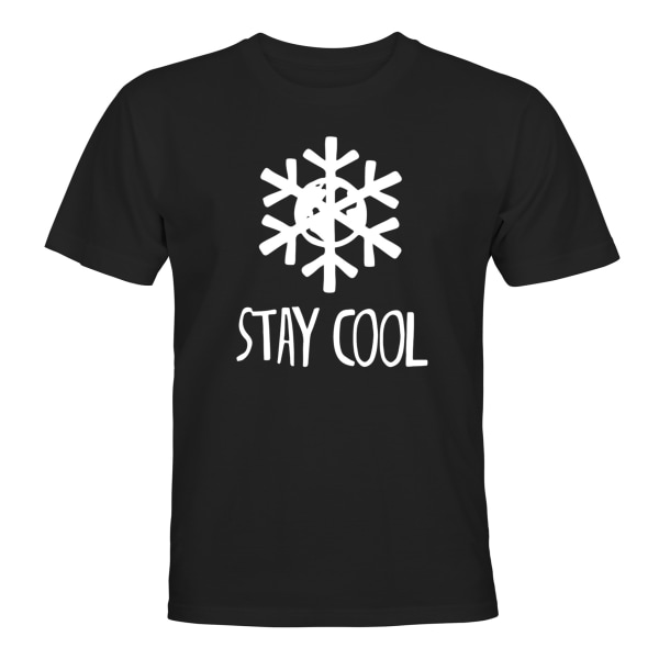 Stay Cool - T-SHIRT - UNISEX Svart - L