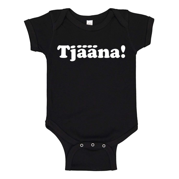 Tjen - Baby Body svart Svart - 12 månader