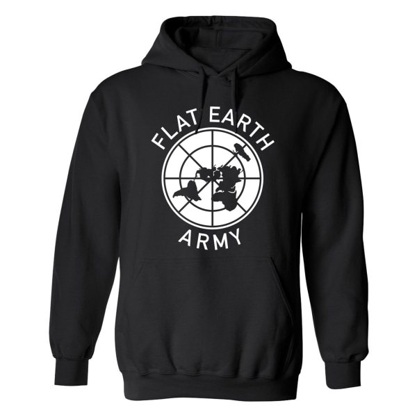 Flat Earth Army - huppari / villapaita - MIEHET Svart - 2XL