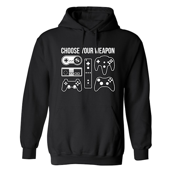 Choose Your Weapon - Hoodie / Tröja - HERR Svart - 3XL