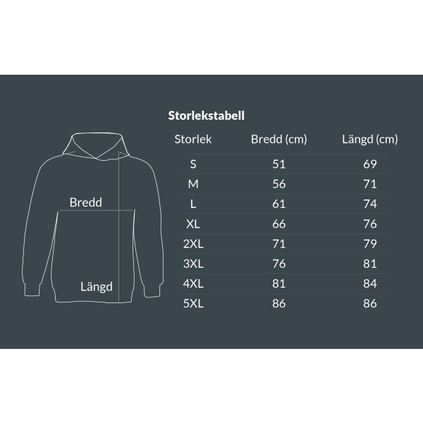 Gravid - Hættetrøje / Sweater - UNISEX Svart - M