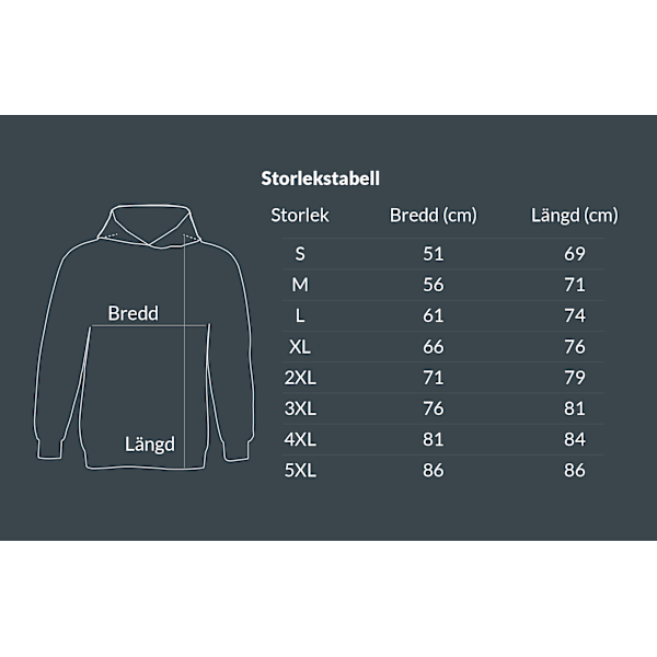Hvor Wifi forbindes automatisk - Hættetrøje / Sweater - UNISEX Svart - 4XL