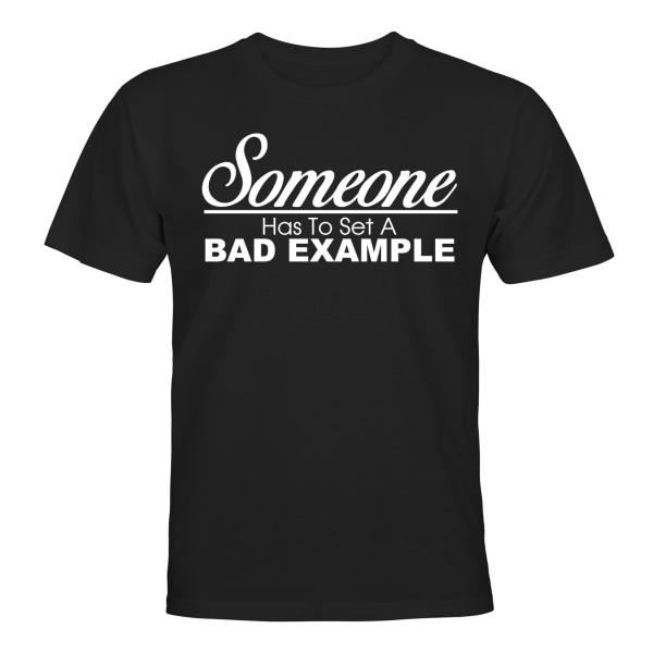 Bad Example - T-SHIRT - UNISEX Svart - M