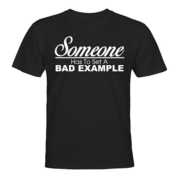 Huono esimerkki - T-PAITA - UNISEX Svart - 2XL