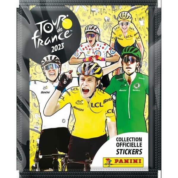 Klistremerkepakke Panini Tour de France 2023 10 kvantitetskonvolutt