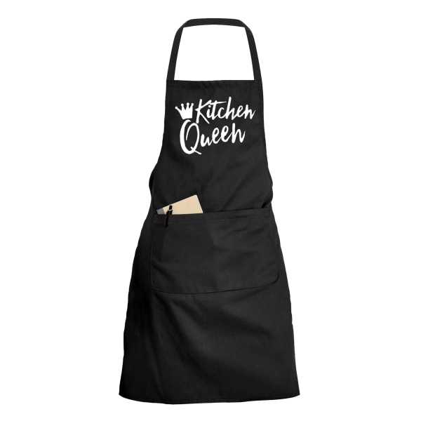 Kitchen Queen - Förkläde - Svart svart one size