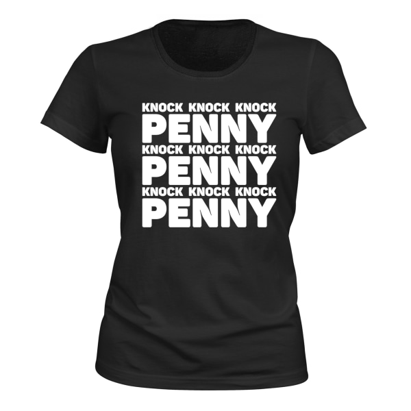 Knock Knock Knock Penny - T-SHIRT - DAME svart S