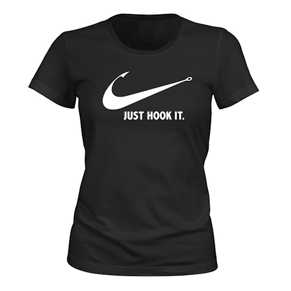 Just Hook It - T-SHIRT - DAME sort XL