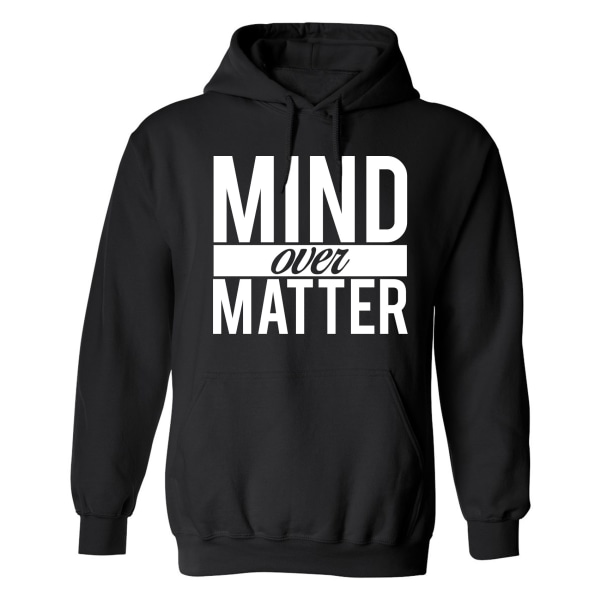 Mind Over Matter - Hættetrøje / Sweater - MÆND Svart - 4XL