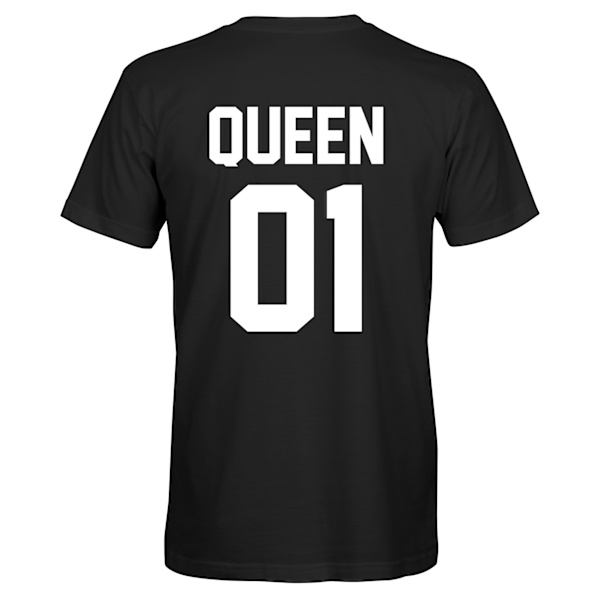 Queen_01 - T-SHIRT - UNISEX Svart - M